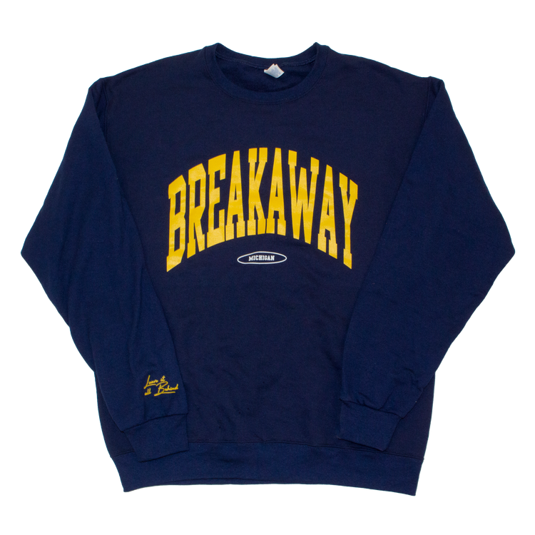 2023 Breakaway x Atypical Michigan Crewneck